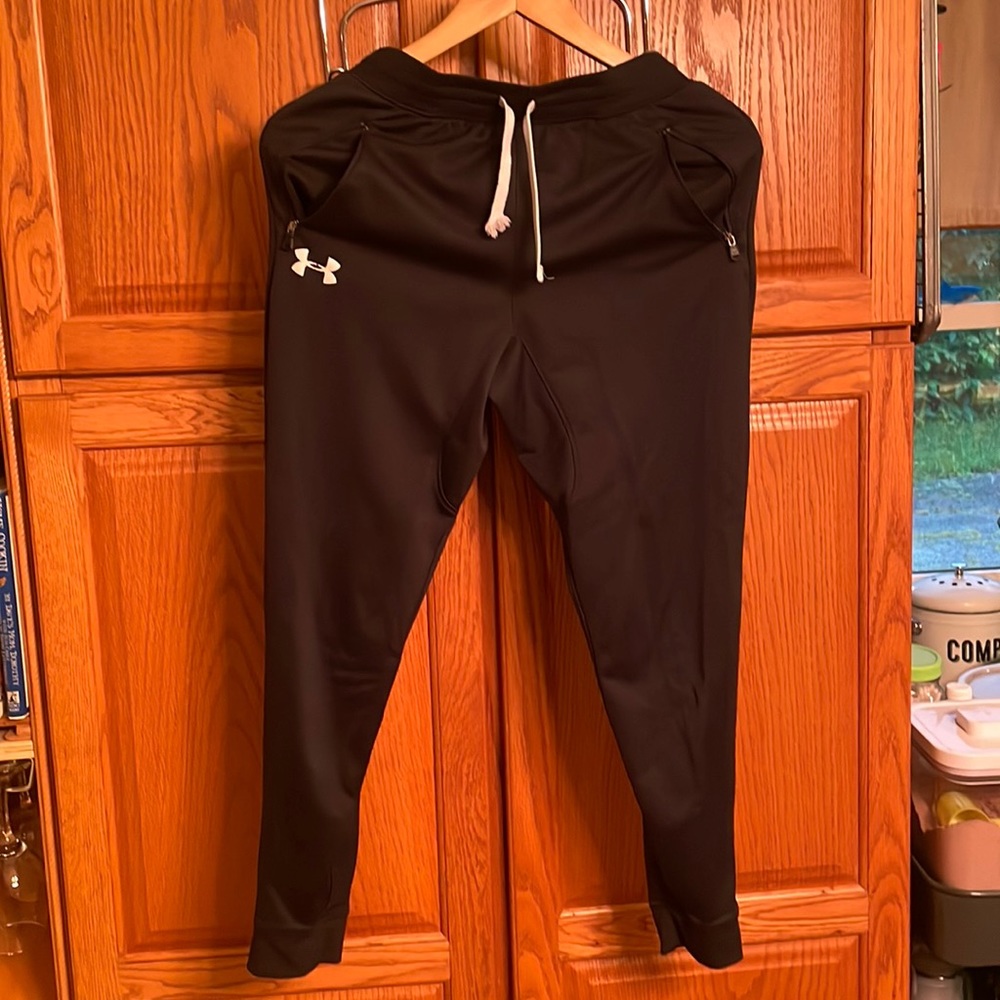 Black Under Armour Youth Large Sweatpants